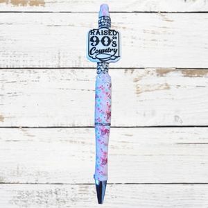 Raised On 90's Country Beaded Bling Pen